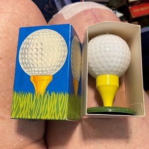 VINTAGE GOLF BALL ON TEE NWOT Avon Protein Hair Lotion For Men